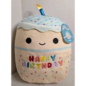 Squishmallows Kiks The Birthday Cake 10 inch Plush